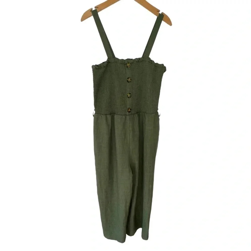 No Boundaries XL army Green lightweight cropped jumper Beachy‎ casual